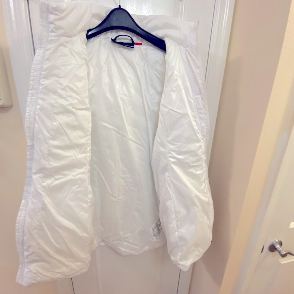 SPYDER women’s puffer jacket coat Snow White size L - Picture 3 of 4